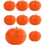  образец блюда orange фрукты фрукты поддельный подлинный товар целиком дисплей модель игрушка ( orange, 8 шт. комплект )