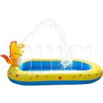 プール 恐竜 ビニールプール 水遊び 2〜3人用 サイズ170 x 103 65cm