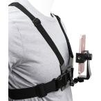  Harness грудь крепление смартфон экшн-камера анимация фотосъемка для регулировка угла ( черный )