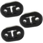  muffler вешалка крепление кольцо подвешивание резина усиленный muffler кольцо 12mm ( черный 3 шт )