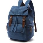 Rodrry Miche 大きめ リュック 秋冬 男女兼用 森ガール オシャレ 軽い (ブルー,  横29cm 縦42cm マチ19cm)