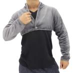 肩当て フランネル 生地 あったか 防寒 寝具 グレー 男女兼用 長袖 肩あて 着る毛布( グレー,  Medium)