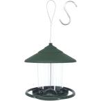  bird механизм подачи птица для кормушка подвешивание ниже легко устанавливается крюк на крыше установлен пластик большая вместимость ( зеленый )