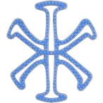 ヘルメット インナー パッド 髪型 崩れない 蒸れ防止 ヘルメット用 ライナー シリコン インナーパッド 03 ブルー( 03　ブルー)