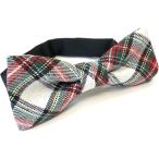  сделано в Японии Британия проверка tartan проверка можно выбрать 4 цвет желтохвост салфетка хлопок бабочка галстук ( белый )