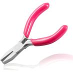  Mini flat клещи Mini плоские плоскогубцы общая длина 79mm 3 дюймовый Flat нос плоскогубцы tool Mini плоскогубцы (Silver)
