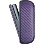 ショッピングiqos ケース コンパチブル IQOS ILUMA用のケース ドアカバー アイコスイルマ用ケース 2点セット PUレザー 持ち運び便利 MDM(パープル)