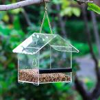  bird механизм подачи прозрачный дикая птица столик для птиц .. inserting кормушка подвешивание ниже гнездо коробка акрил дом type 1 шт 