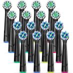 [ сменный товар ] сменный щетка зуб . удаление Brown Oral B соответствует электрический зубная щетка заменяемая щетка EB50 EB60( черный, 16 шт (x 1))