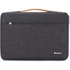 13インチ ビジネスバッグ ラップトップスリーブケース MacBook / MDM( ダークグレー,  13 14 MacBook M2 M1)