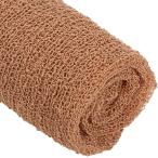  новорожденный младенец вязаный хлопок эластичный soft . ощущение . посылка одеяло 45x155cm( светло-коричневый, 45x155cm)