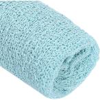  новорожденный младенец вязаный хлопок эластичный soft . ощущение . посылка одеяло 45x155cm( голубой, 45x155cm)