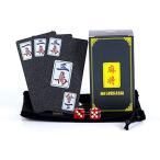  mah-jong card . mobile card game mahjong light weight portable desk game exclusive use sack . rhinoceros koro attaching 