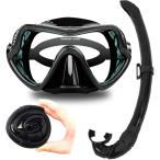 shuno-ke кольцо комплект дайвинг маска . можно хранить snorkel воздуховод "snorkel" комплект 2 позиций комплект чёрный (2 позиций комплект ( чёрный ), M)