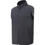 2019最新 電熱 ベスト 日本製カーボンヒーター電熱ジャケット USB式給電 3段階調温( ブラック(ベスト),  L-XL)