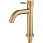  умывание для одиночный рычаг из нержавеющей стали одиночный вентиль длинный вентиль вентиль уличный кран с раковиной brush do( Gold A type высота 185mm)