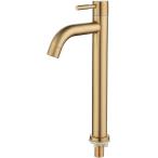  умывание для одиночный рычаг из нержавеющей стали одиночный вентиль длинный вентиль вентиль уличный кран с раковиной brush do( Gold A type высота 305mm)