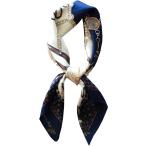  шарф женский весна шелк style квадратный тонкий UV cut модный мелкие вещи 70x70 cm( морской темно-синий, 70 x 70cm)