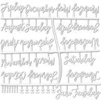  письмо панель индикаторное табло сообщение панель знак детали замена алфавит английский язык месяц ( Date&Month, алфавит детали )