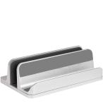 ショッピングノートパソコン スタンド 最新版ノートパソコン スタンド 縦置き 収納 ホルダー ユニバーサル PCスタンド 幅調節可能( Silver,  1 holder)