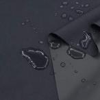 防水生地 布 防水シート 薄手 無地 撥水 透湿性 アウトドア カイト バッグ作り 幅広 幅150cm 1mカット ブラック(黒)