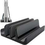  подставка для ноутбук PC подставка продольный .4 шт. место хранения держатель ширина регулировка возможность aluminium сплав материалы Vertical Laptop &( чёрный )