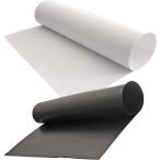 PVC фон ткань фон бумага товар мелкие вещи фотосъемка ( белый ( матирующий )+ чёрный ( глянец ) 2 шт. комплект, 70cm x 140cm)
