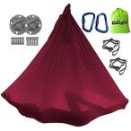 gig Anne to официальный aerial йога специальный гамак полный комплект 5mx2.8m пустой средний йога гамак тренировка ( бордо )