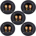  динамик терминал box круглый banana штекер соответствует ( черный, 5 шт )