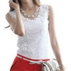 母の日 レース 花柄 ノースリーブ �