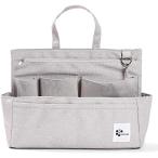 バッグインバッグ トートバッグ用 インナーバッグ 横型 軽量 自立 インナーポケット 収納 IN-YOKO 03( e003,  A4)