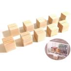  Cube type память подставка именная табличка визитная карточка зажим Mini из дерева свадьба настольный мелкие вещи оборудование орнамент память держатель фоторамка ( Cube type 10 шт )