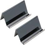  настольный визитная карточка подставка 2 шт нержавеющая сталь визитная карточка установить держатель офис магазин карта reji ширина ( черный 2 шт )