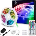 LEDテープライトスーツ SMD 5050 両面テープ 10M超長 ウルトラロング テープled 非防水 RGB(1x10M非防水)