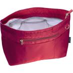 バッグインバッグ インナーバッグ 軽量 自立 大容量 収納 トートバッグ レディース メンズ( 03.ワインレッド,  M)