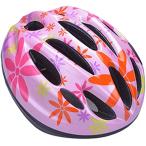 子供用 ヘルメット 自転車 キッズ 軽量 サイズ調整可能 男の子 女の子 Mサイズ(15.レッドの花単品（Mサイズ）, 
