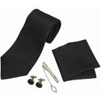  галстук 4 позиций комплект запонки кнопка галстук прищепка -f формальный праздничные обряды ( черный )