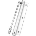 ドアクローザー 室内 ドアの解放防止用ミニドアクローザー トイレドア 部屋ドア 軽いドア 室内の扉が自動で閉まる( 銀,  銀色)