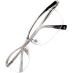 ZIG's модные очки без линз солнцезащитные очки мужской женский ..UV400 UV cut ime чейнджер casual metal ( серебряный, L)