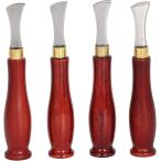 フチ捻 4本セット レザークラフト 玉捻 革 線引き 念引き 仕立工具 ライン 1mm 1.5mm 2mm 2.5mm ステンレス