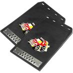 morytrade 泥除け マッドガード 軽トラ 自動車 乗用車 小型車 トラック 汎用(黒)