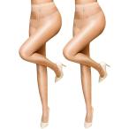 2 шт. комплект все s Roo глянец чулки 15 Denier прекрасный ножек хлеб -тактный хлеб ti чулки AT( обнаженный x обнаженный (2 пар комплект ))