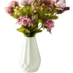 ショッピング花瓶 花瓶 おしゃれ フラワーベース 割れない 割れない花瓶 プラスチック 北欧 インテリア(ホワイト,  ワンサイズ)