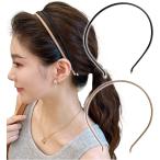  лента-ободок лента для волос искусственная кожа маленький глаз модный взрослый casual простой Корея способ 2 шт. комплект ( черный + чай с молоком )