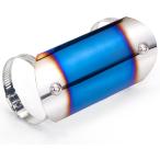  защита глушителя термозащита нержавеющая сталь muffler покрытие для мотоцикла нагрев защита протектор защита custom детали ( titanium голубой )