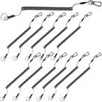  спираль код тросик ввод . рука трос рыбалка 1500mm 12 шт ( черный )