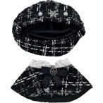 nu. одежда мягкая игрушка кукла MDM( черный, 10cm)