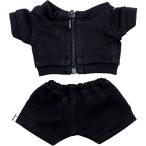 nu. одежда мягкая игрушка кукла джерси MDM( черный, 20cm)