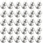 エギ フック 釣り ルアー イカ カンナ タコ エギング 針 餌木 直し 修正 (S 高さ31.5mmx幅18mm/チューブ径2.2mm)