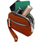  кейс для печати. .. сумка рукоятка ko многофункциональный вместе место хранения compact перевозка застежка-молния перегородка . натуральная кожа основной ( Brown )